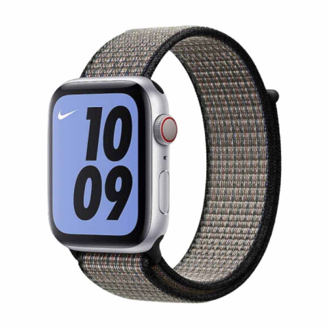 Ремешок Nylon loop для Apple Watch 38/40/41mm Royal pulse/lava glow